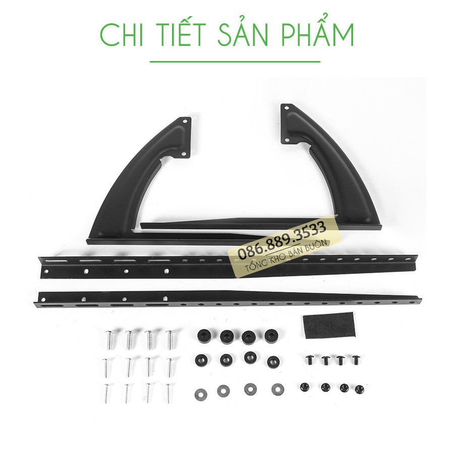 Chân Đế Tivi Để Bàn ErgoTek E602 40 - 43 - 50 - 55 - 60 - 65 Inch - Chân Tivi Đa Năng Tương Thích Các Loại Tivi