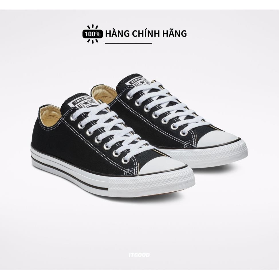 🚒 Giày Converse Chuck Taylor Classic Black - Cổ Thấp Đen [Chính hãng]