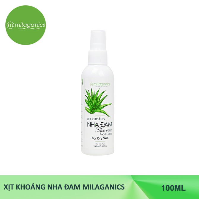Xịt Khoáng Nha Đam Milaganics 100ml | BigBuy360 - bigbuy360.vn