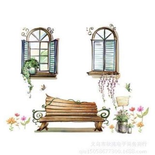 DECAL DÁN TƯỜNG CÁ HEO