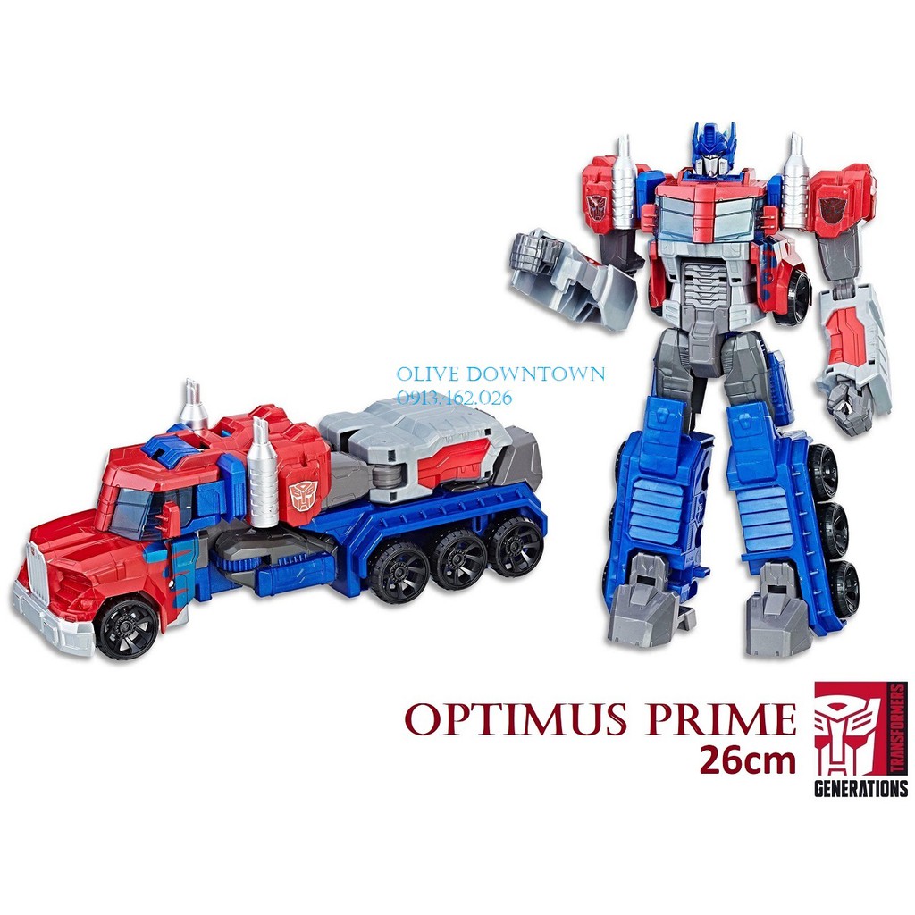 OPTIMUS PRIME lắp ráp thành XE ĐẦU KÉO - TRANSFORMERS