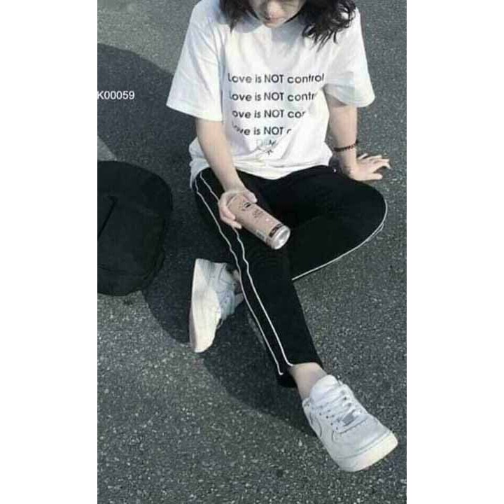 ❤️ GIÁ SỈ ❤️ QUẦN BAGGY 3 SỌC BASIC LƯNG THUN, QUẦN JOGGER DÀI ĐEN NỮ VẢI THUN XỊN