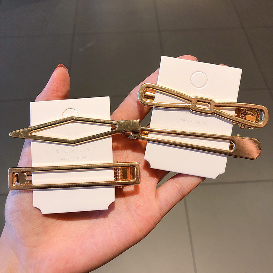 Bộ Kẹp Tóc Mái Haimeikang Chất Liệu Hợp Kim Kiểu Dáng Hoạt Hình Dễ Thương Sáng Tạo Phong Cách Hàn Quốc Cho Phụ Nữ