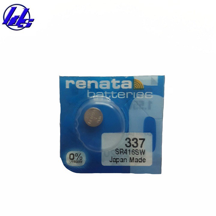 Pin đồng hồ 337 SR416SW Renata chính hãng Thụy Sỹ - Vỉ 1 viên