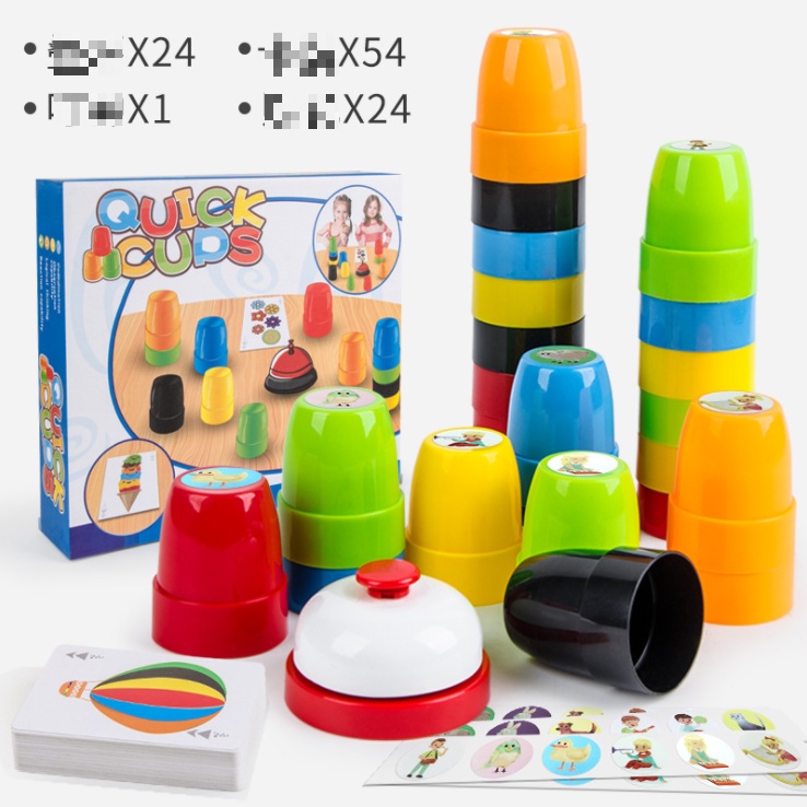 [Hàng Sẵn] Đồ chơi 24 Ly xếp hình Mini nghệ thuật thử thách