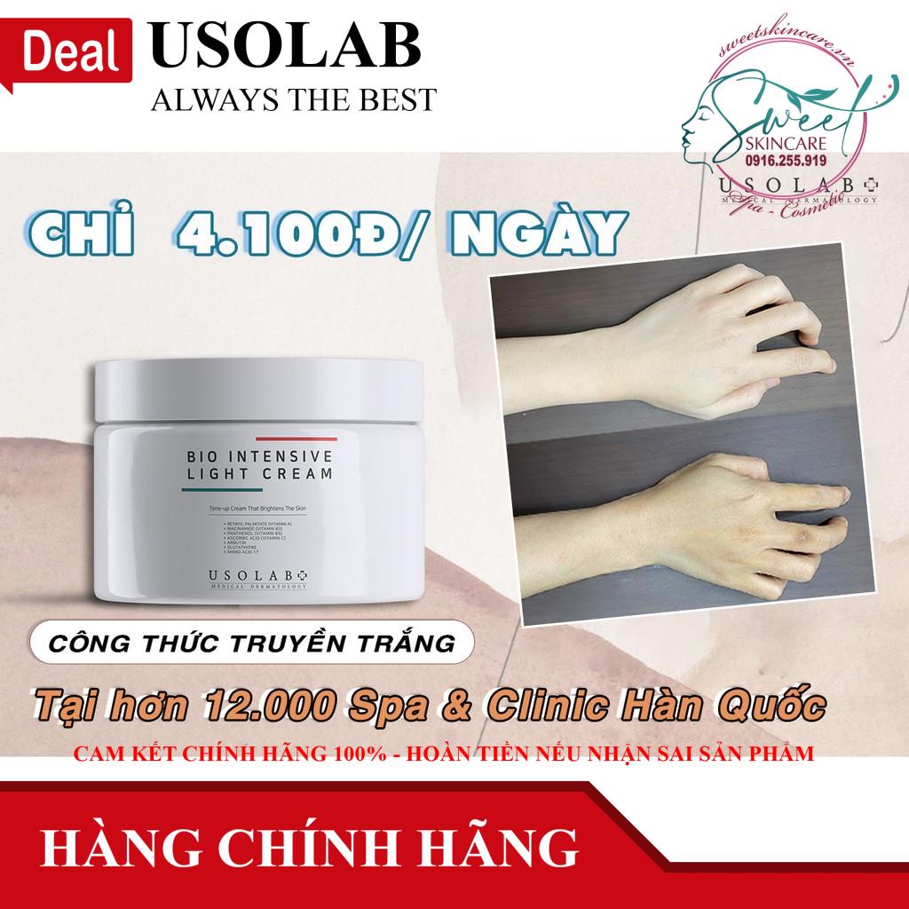 Kem truyền trắng da body Intensive Light Cream Usolab Korea 250ml