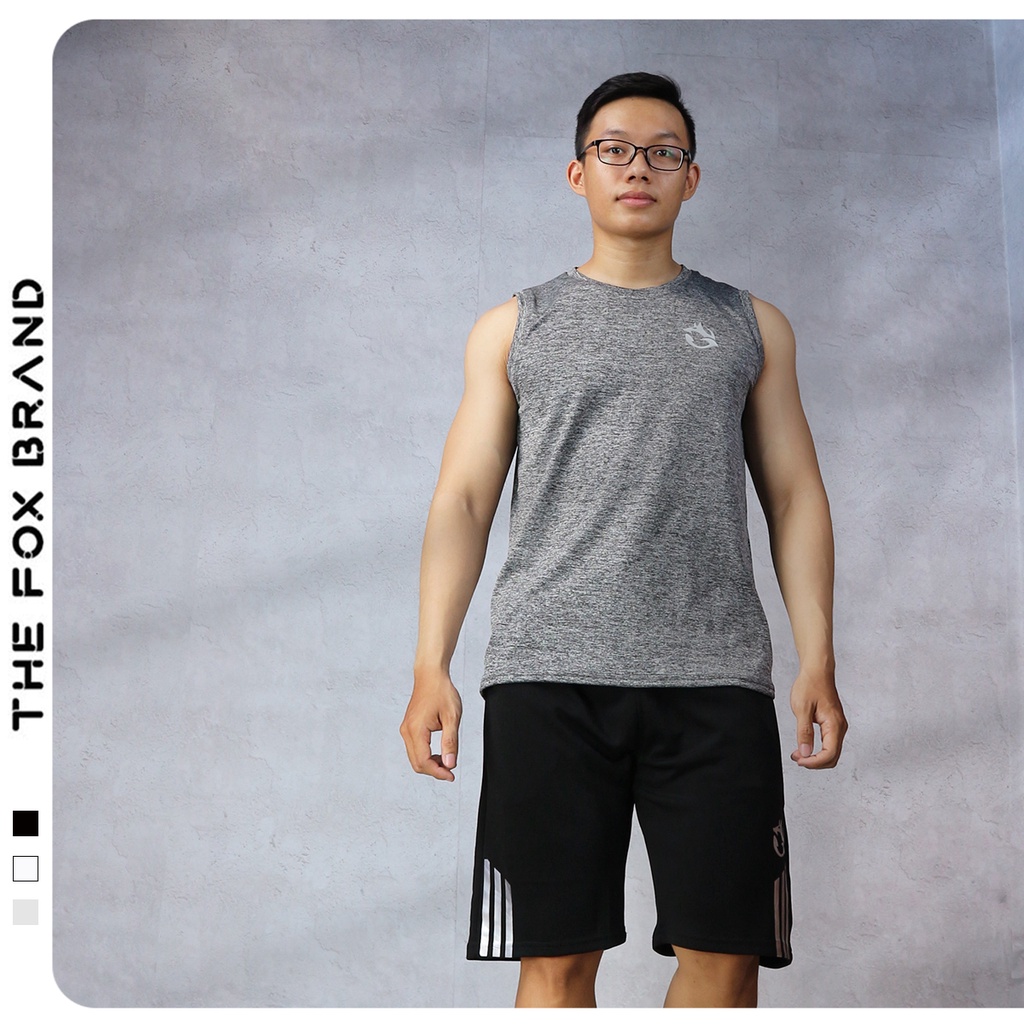 Áo ba lỗ nam thể thao THE FOX áo sát nách tanktop nam