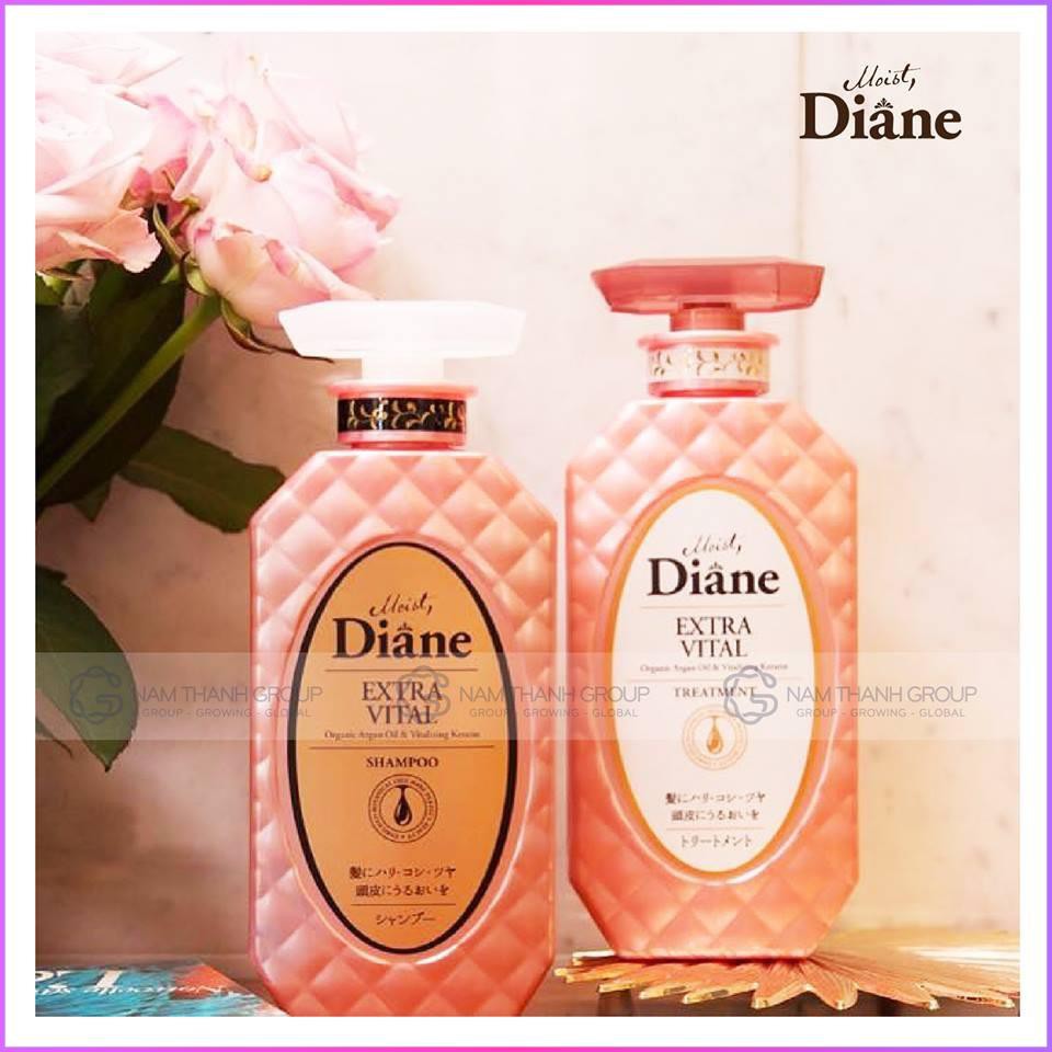 Dầu Gội Nhật Bản Tinh Dầu Cao Cấp Số 1 Nhật Bản Moist Diane 450ml