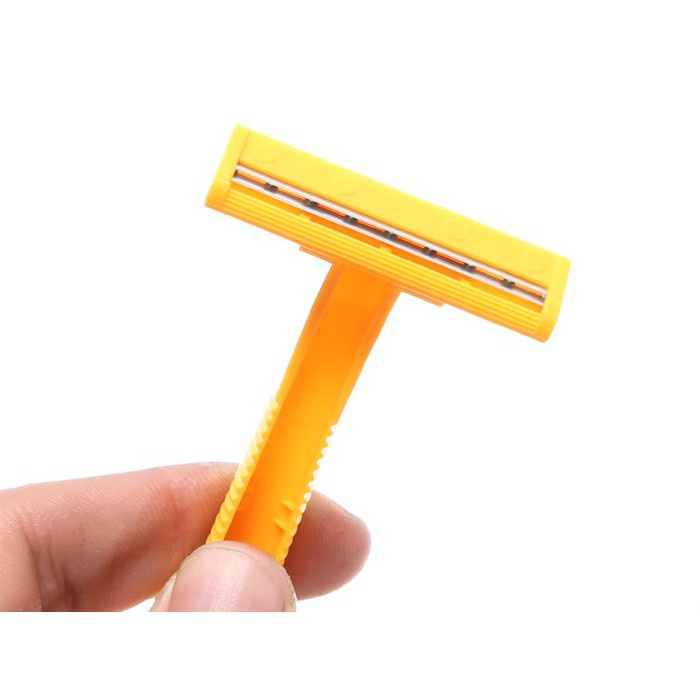 Dao cạo râu GILLETTE Super Thin Long Handle (6 Cây - Vàng) - dạo cạo râu nam