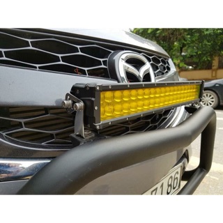 Đèn 2 hàng Vàng 60cm mini lồi (Cái) Đèn gầm led bar trợ sáng dài 60cm ánh sáng