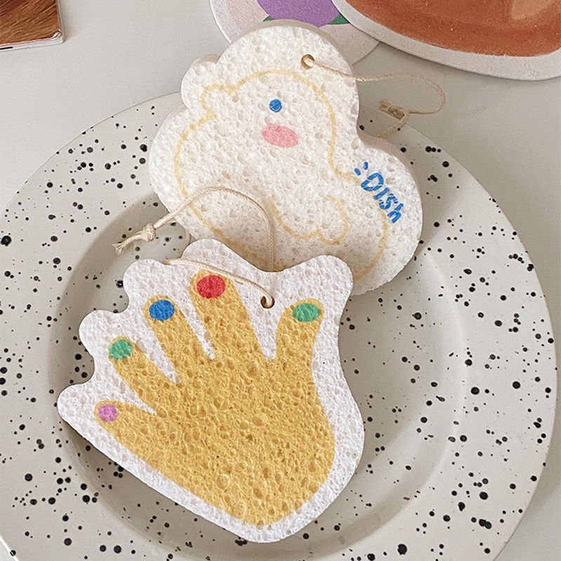 Miếng Bọt Biển Rửa Chén Hình Hoạt Hình Dễ Thương