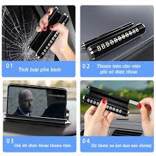 BẢNG GHI SỐ ĐIỆN THOẠI ,THẺ ĐỖ XE HIỂN THỊ SỐ ĐIỆN THOẠI GẮN TAPLO XE HƠI - TÍCH HỢP PHÁ KÍNH | BigBuy360 - bigbuy360.vn