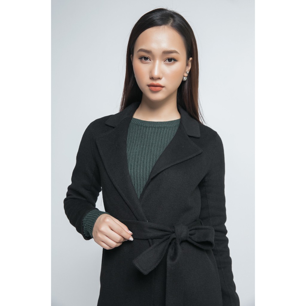Áo khoác dạ nữ dáng dài IVY moda MS 78M3526