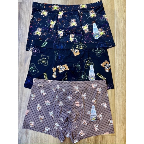 Boxer hoạ tiết quần sịp nam sexy thun lạnh free size Nô Store