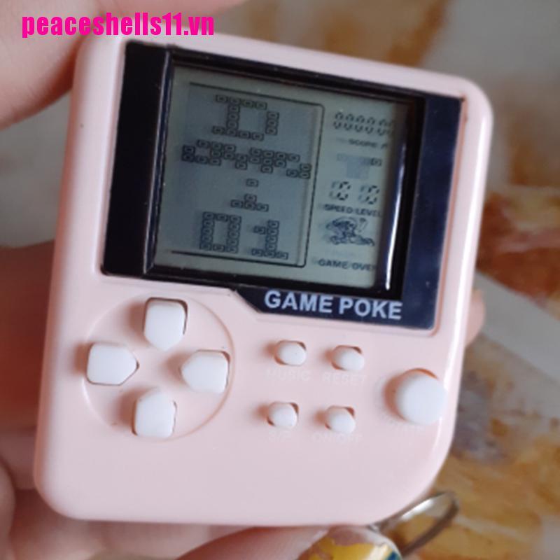 Máy Chơi Game Cầm Tay Mini Phong Cách Cổ Điển Kèm Móc Khóa