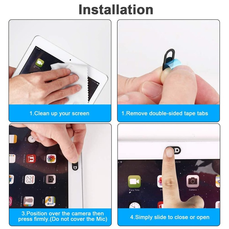 Vỏ bọc webcam nam châm đa năng bảo vệ quyền riêng tư an toàn thích hợp cho Ipad Iphone / laptop / máy tính