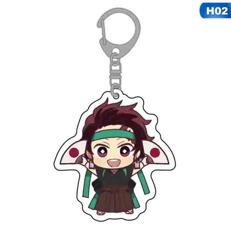 YGT Demon Slayer:Kimetsu no Yaiba Acrylic Keychain Fashion Keyring Cosplay Anime Pendant