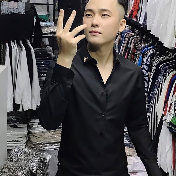 Sơ Mi Nam Đinh Cổ Vải Hàn Trơn Mịn Không Nhăn Không Pai Không Xù