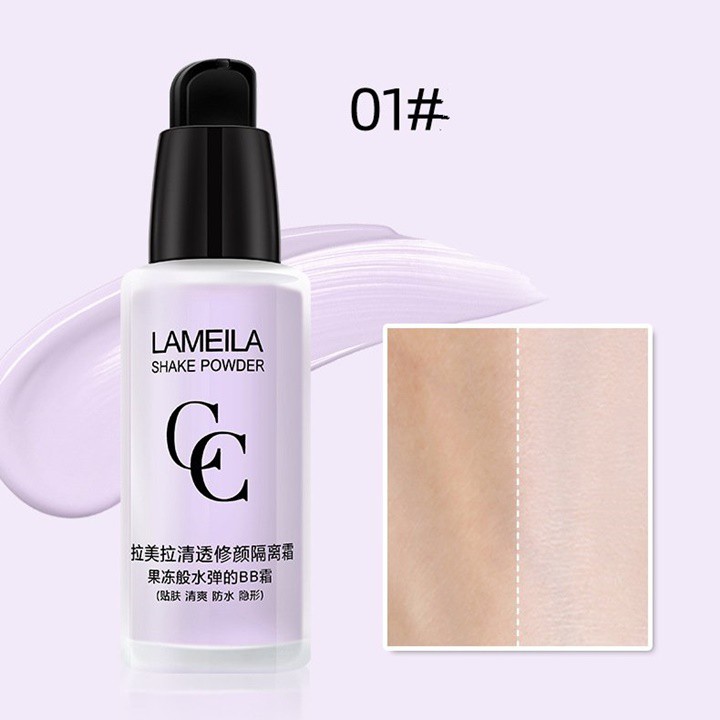 Kem nền CC Lameila 3028 chất kem mỏng nhẹ, lậu trôi, che khuyết điểm tốt, dưỡng ẩm, chống nắng