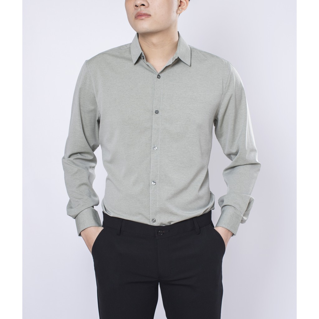 Áo sơ mi dài tay vải lụa cao cấp mỏng mát cực chất Lados - 8056 thời trang công sở | BigBuy360 - bigbuy360.vn
