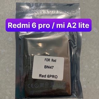 Pin xiaomi redmi 6 pro bn47 / pin zin 4000mah