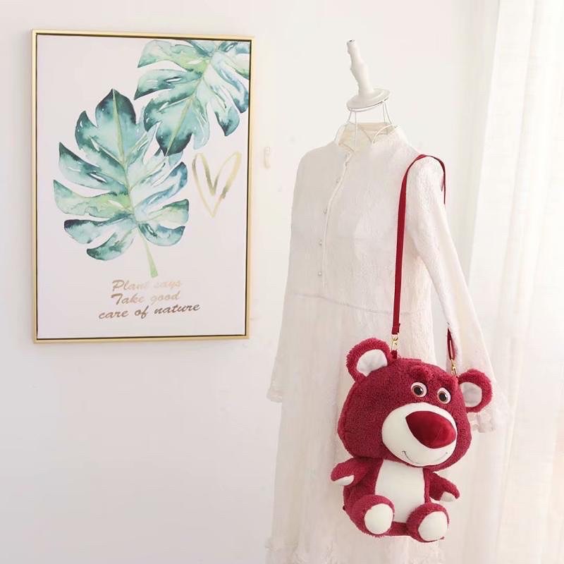 Balo Gấu Dâu Lotso Đeo Được 2 Kiểu