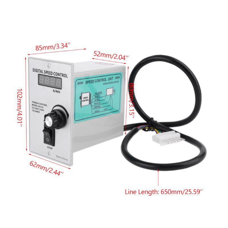 Bộ Điều Khiển Tốc Độ Động Cơ 2a 220-240v 50 / 60hz