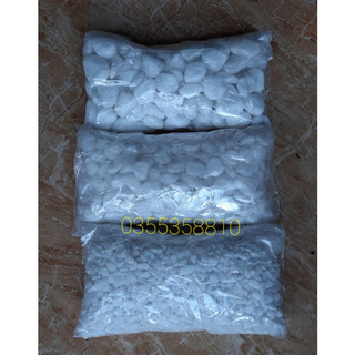 1kg sỏi trắng trang trí chậu cây cảnh, tiểu cảnh