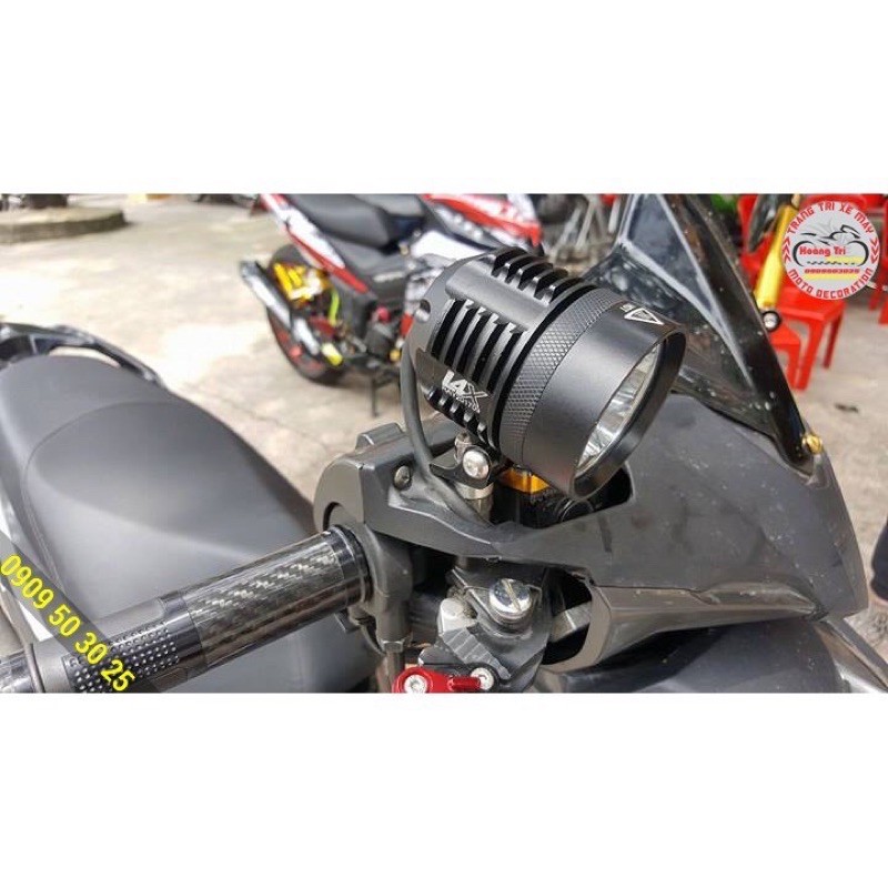 Đèn trợ sáng l4x hàng loại 1 tặng full phụ kiện lắp lên xe!!!