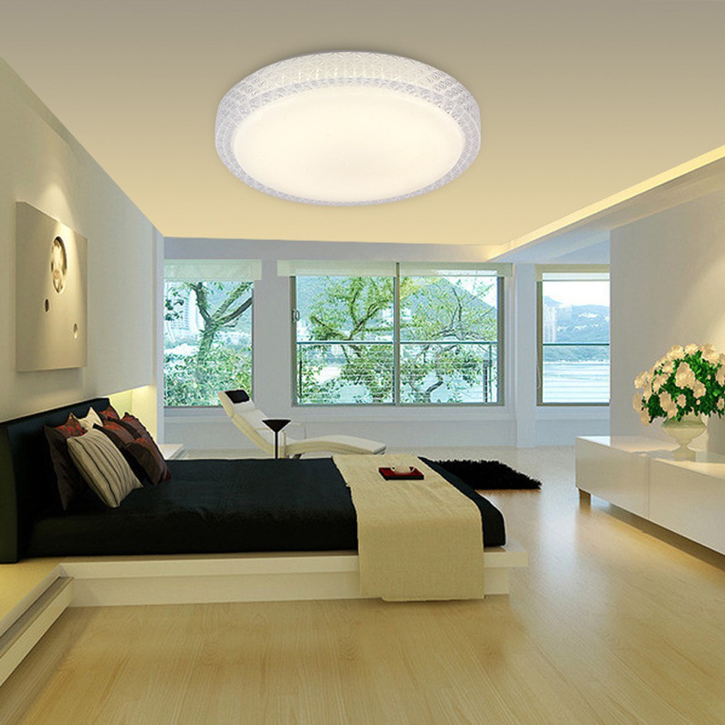 Đèn trần bóng đèn LED thông minh điều khiển bằng giọng nói cho phòng khách phòng ngủ