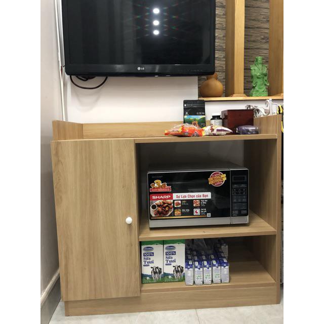 [ SALE CỰC RẺ ] Tủ Nhà Bếp Gỗ 1 Cánh màu Vân Gỗ hiện đại- GP38.3