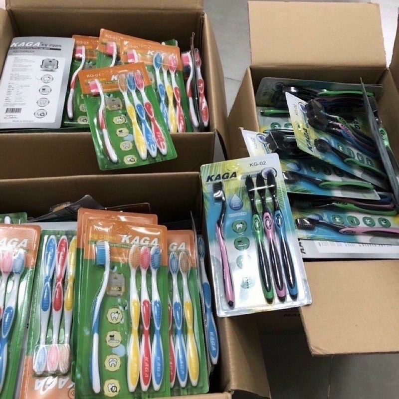 COMBOM 4 CÂY BÀN CHẢI THAN TRE