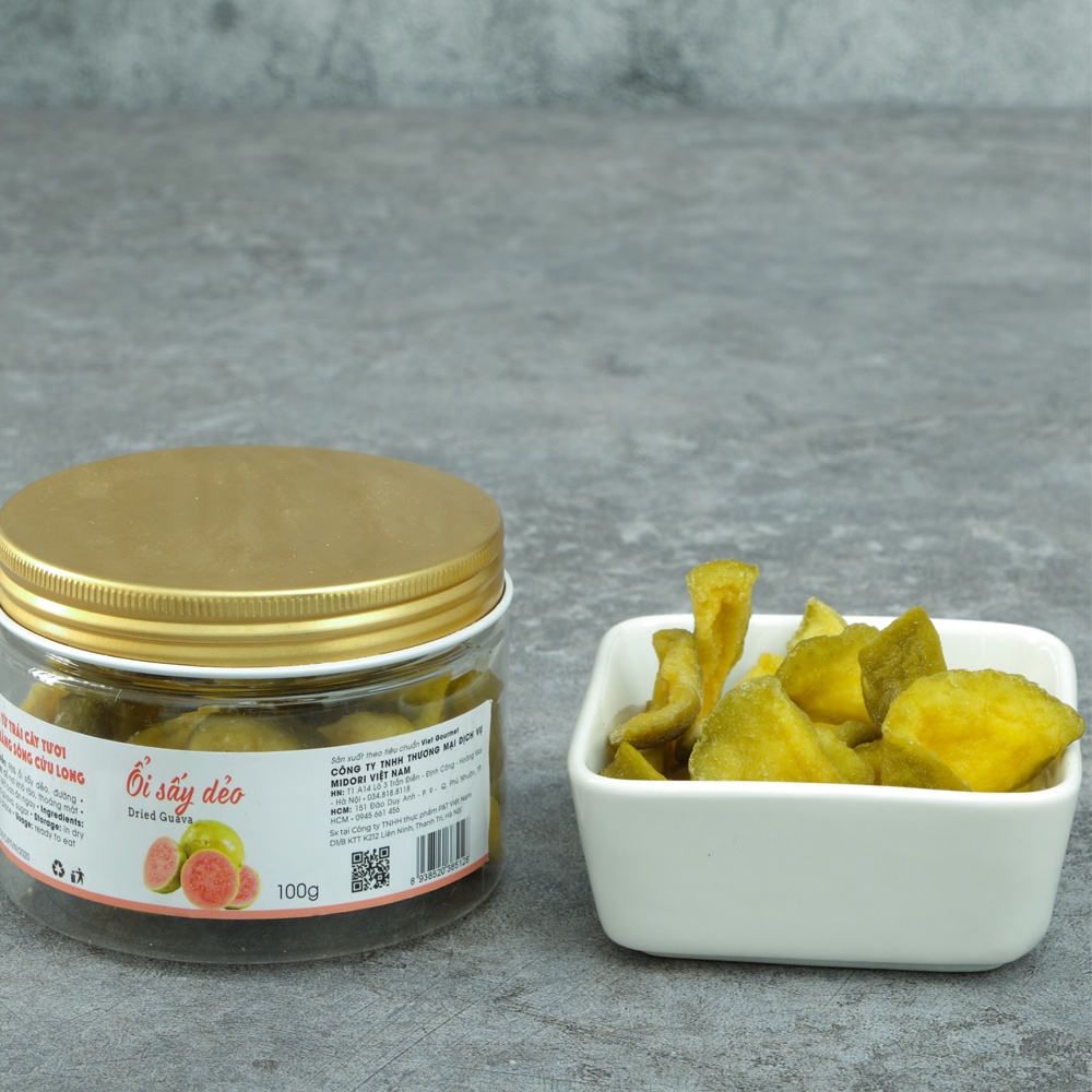 Ổi sấy dẻo Vietgourmet hàng xuất khẩu, đặc sản Việt, hoa quả sấy, trái cây sấy, đồ ăn vặt Healthy | BigBuy360 - bigbuy360.vn