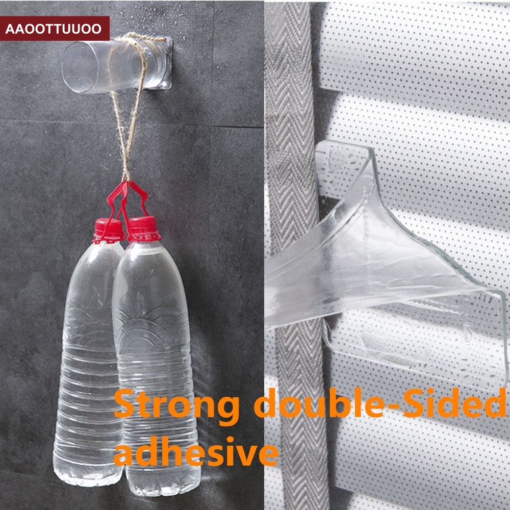 AAOOTTUUOO4-Strong Transparent Double Sided Tape Household Wall Hangings No Traces Adhesive