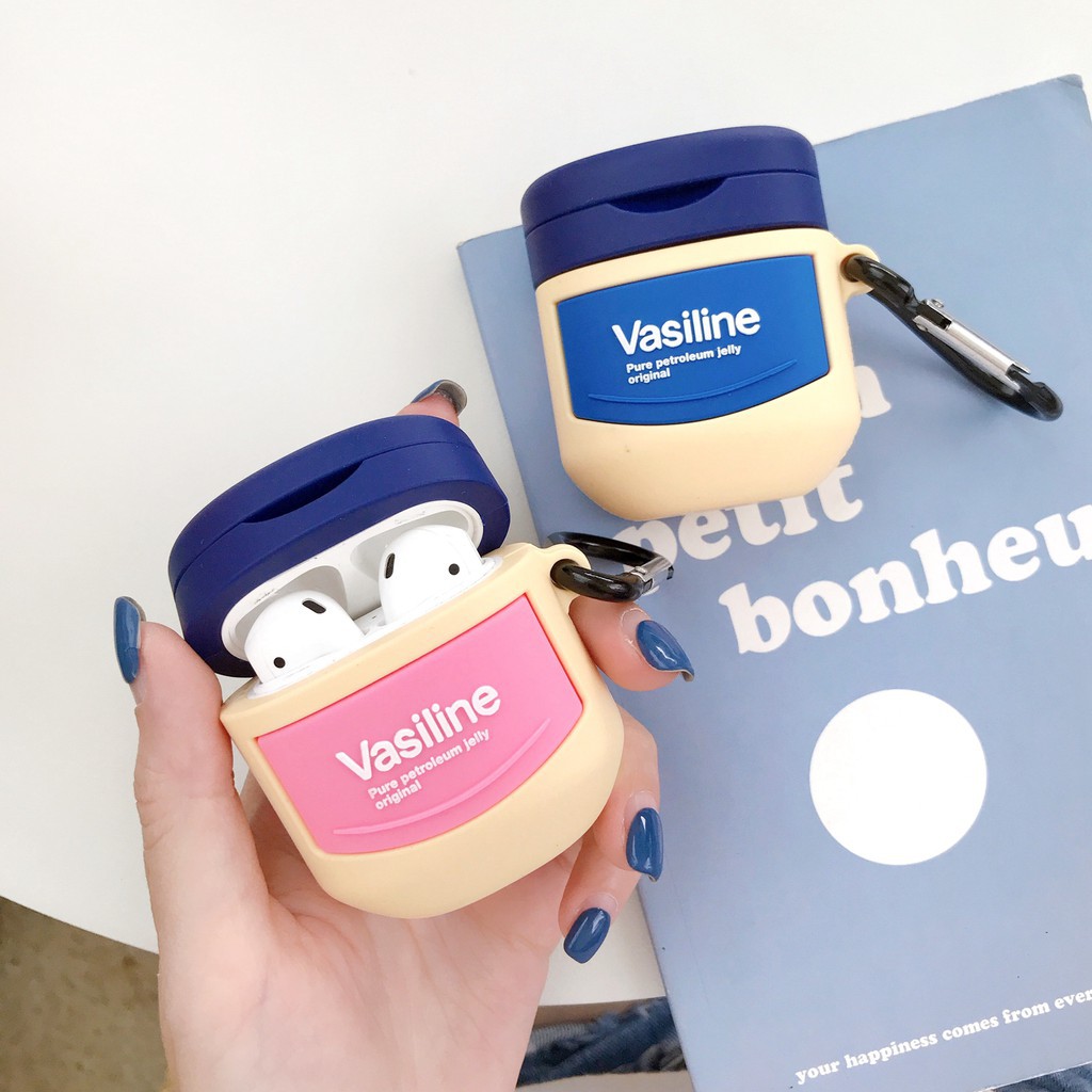 Airpods case Vaseline Creative wireless bluetooth headsets airpods 1 2 pro protective cover soft silicone airpods cover