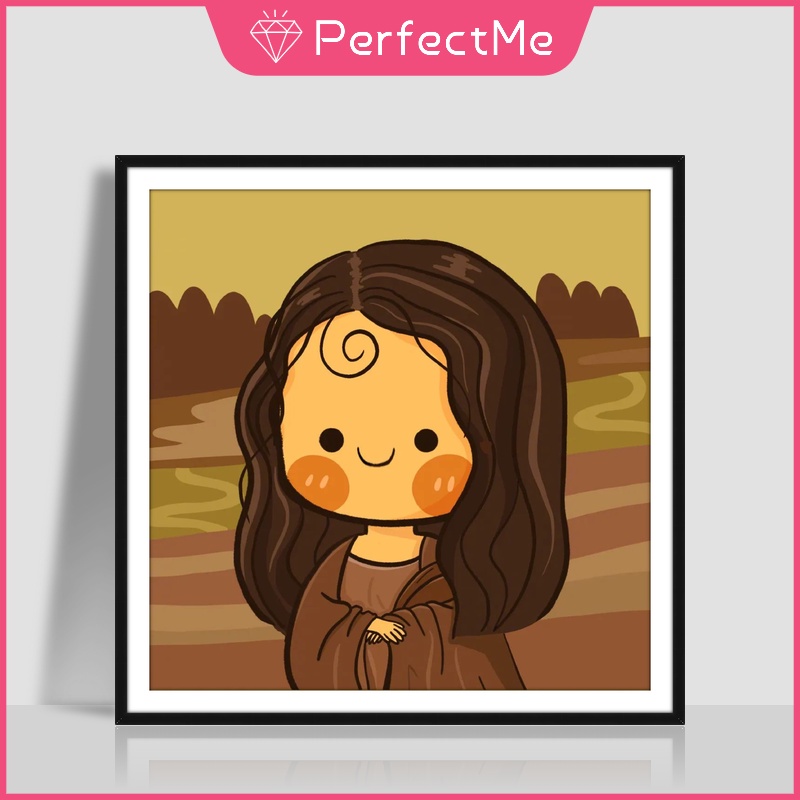 Bộ Tranh Đính Đá 5D Tự Làm 40x40cm Hình Thế Giới Hoạt Hình Trang Trí Nhà Cửa