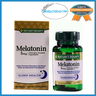 Viên Uống Điều Hòa Giấc Ngủ Nature’s Bounty Melatonin 5mg Hộp 60 Viên