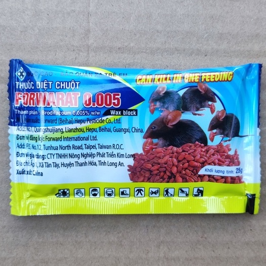 Thuốc diệt chuột Storm , trừ chuột Forwarat gói 25g
