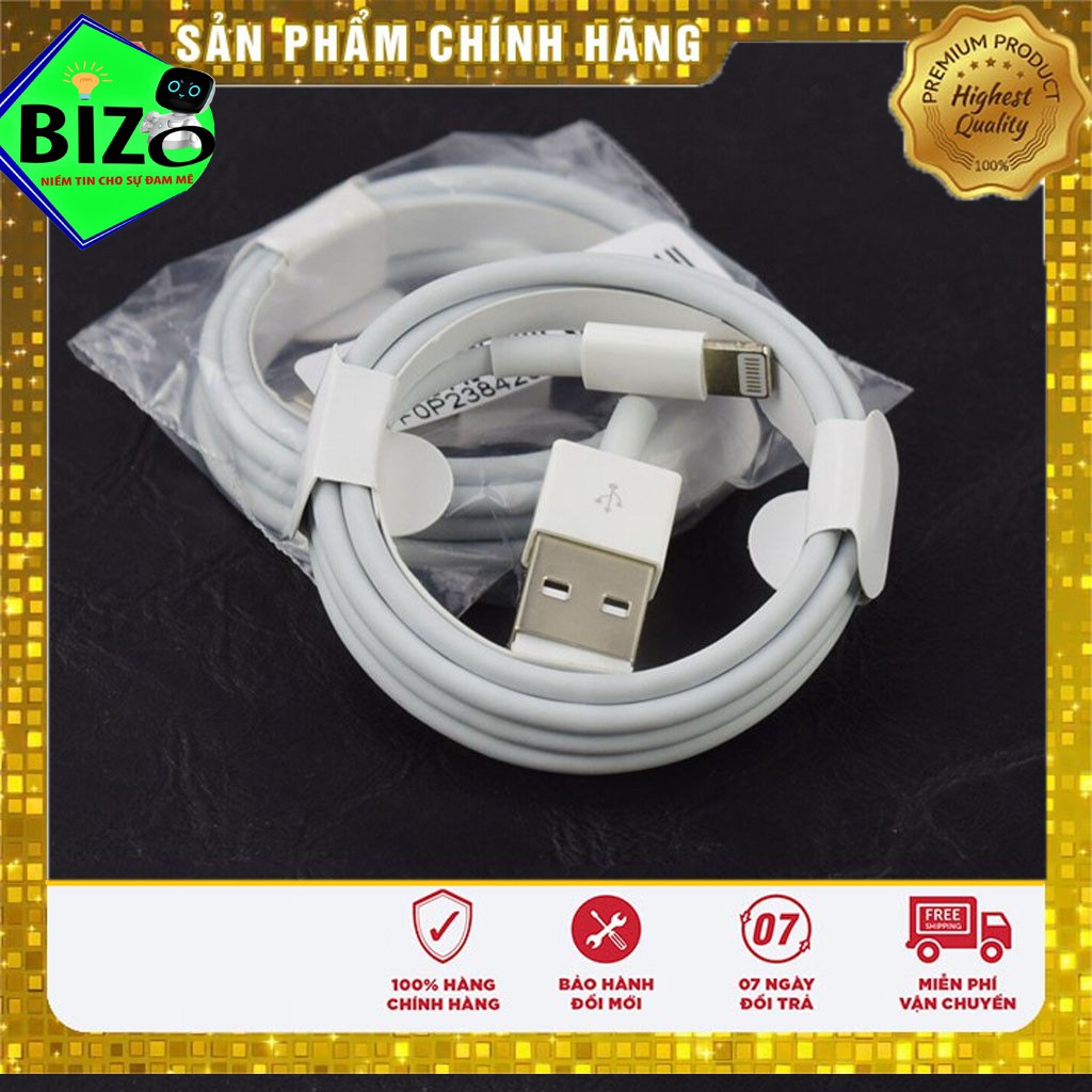 ( CHÍNH HÃNG ) Dây sạc chĩnh hãng Foxconn 5 lõi chân lightning, chân iphone dài 1m | BigBuy360 - bigbuy360.vn