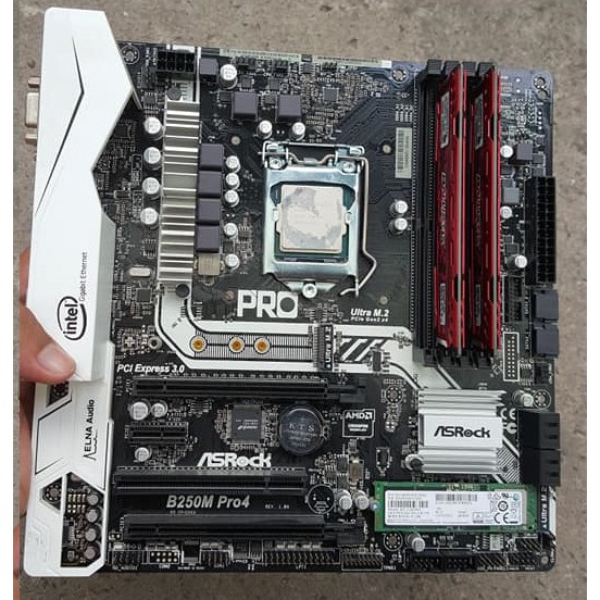 Main ASRock B250M Pro4 hàng cũ nguyên zin, chính hãng Asrock B250 pro 4 | BigBuy360 - bigbuy360.vn