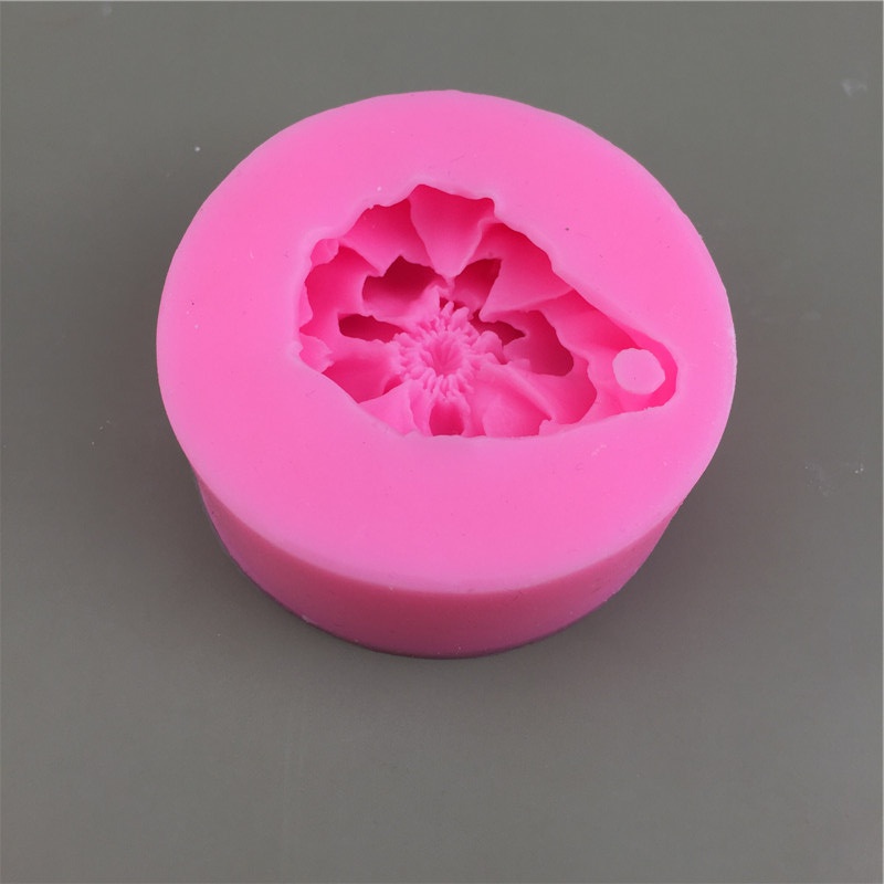 Khuôn Làm Bánh Chất Liệu Silicone Tự Làm Hình Hoa Mẫu Đơn