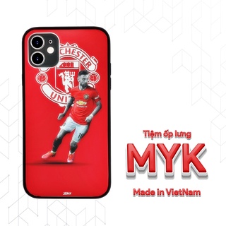 Ốp lưng Bruno Fernandes đẹp trai CLB Manchester United cho Iphone 5 6 7 8 Plus 11 12 Pro Max X Xr FOO20210106