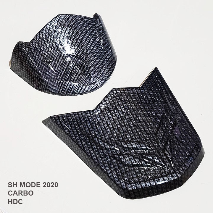 BỘ MỎ + ĐUÔI DÈ XE SH MODE 20 SƠN CARBON ĐEN K2
