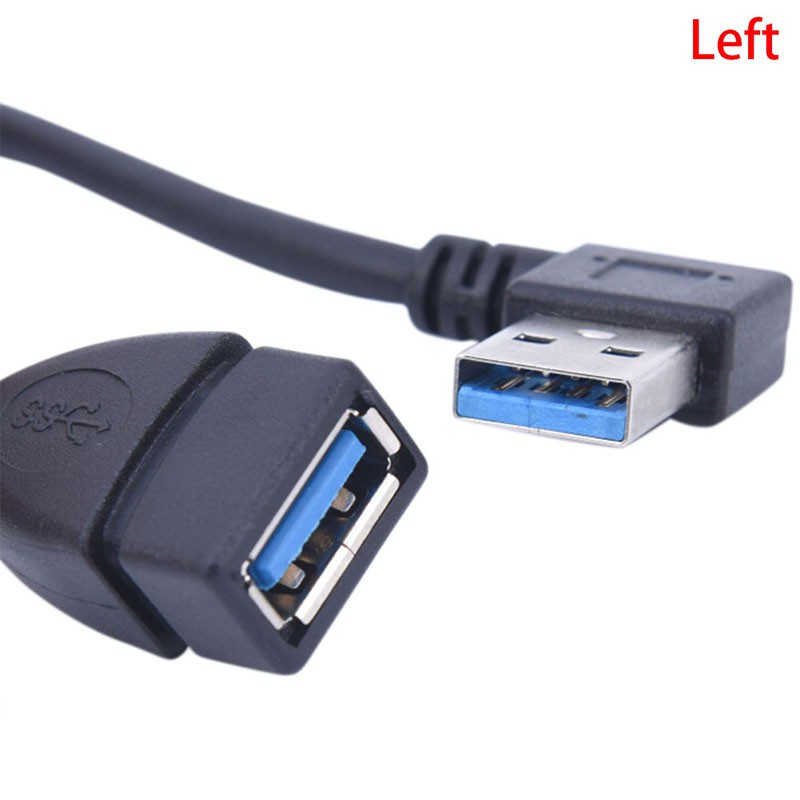 Dây cáp chuyển đổi giắc cắm sang cổng usb 3.0 90 độ