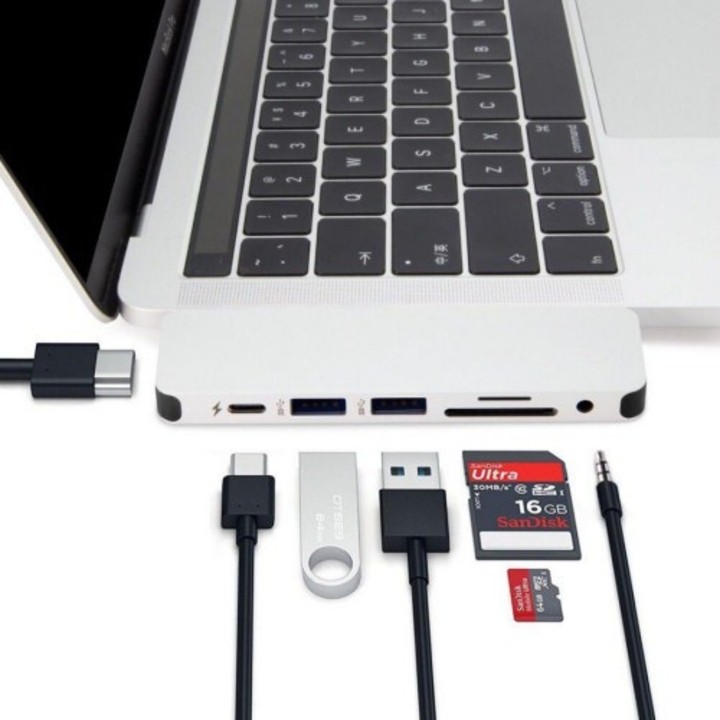 [Chính Hãng] Cổng Chuyển Hyperdrive Solo 7 in 1 Usb-C Cho Macbook, PC, Devices