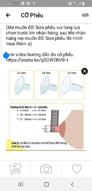 Phụ kiện máy hút sữa [650]