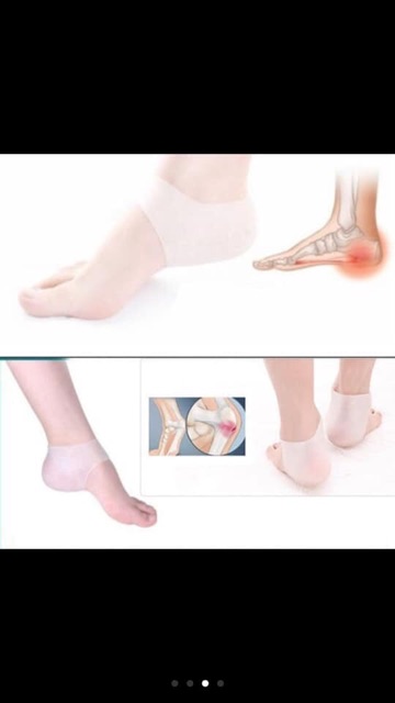 - Vớ gót chân silicon thiết kế gọn nhẹ, ôm trọn lấy chân, tạo cảm giác mềm mại, êm ái, chống đau chân khi đi đứng nhìu .