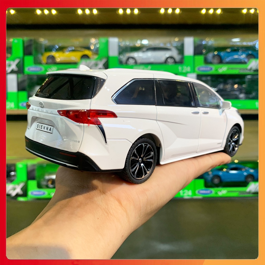 Mô hình xe Toyota Sienna MPV tỉ lệ 1:24 hãng HongSen