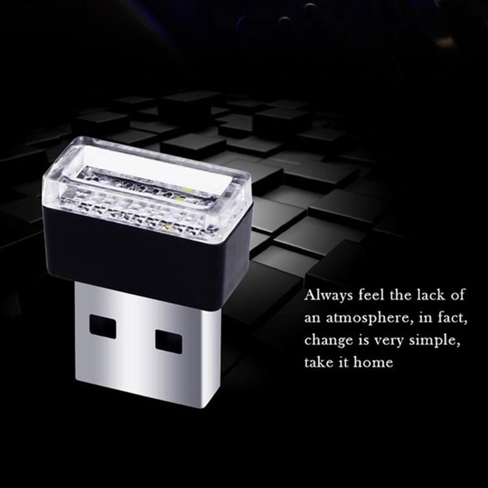 Mới Đèn LED USB Mini Không Dây Trang Trí Nội Thất Xe Hơi