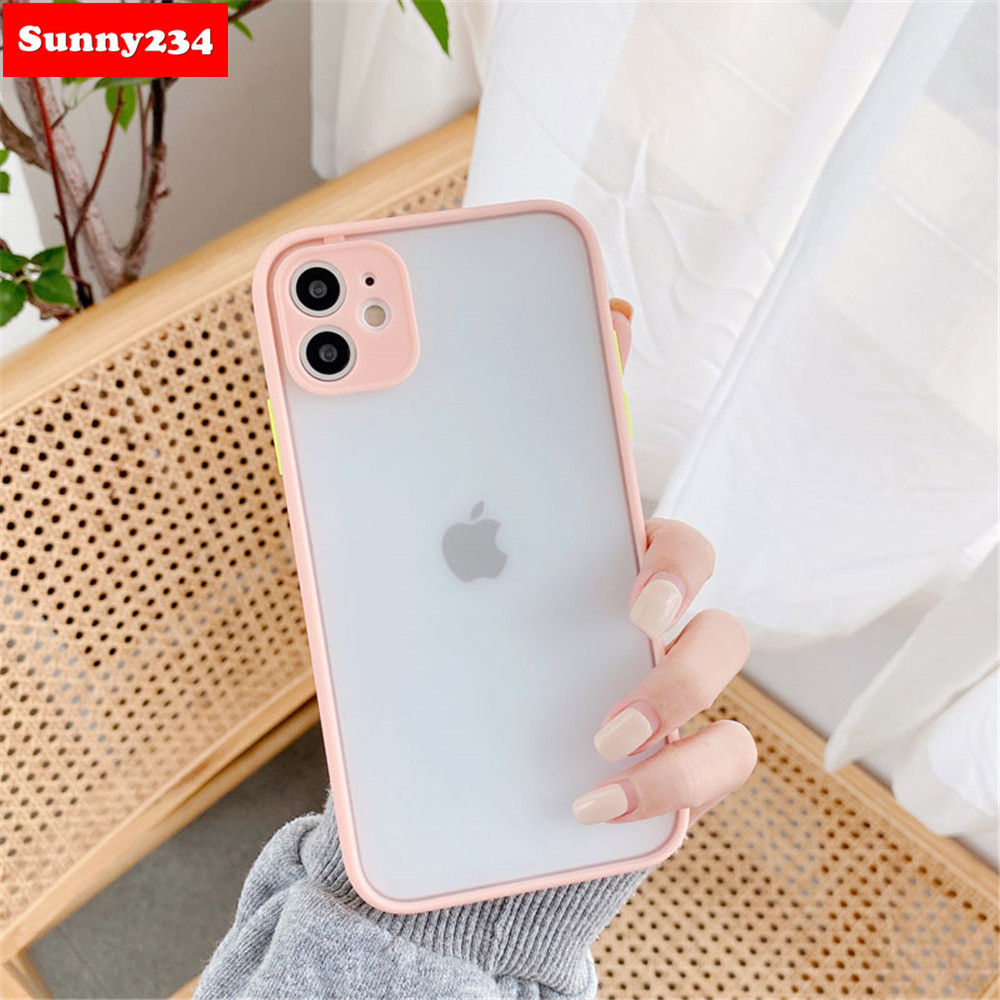 Ốp điện thoại nhám kiểu dáng đơn giản cho IPHONE 6S 6 7 8 PLUS SE 2020 11 PRO MAX XR X XS MAX